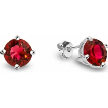 Náušnice Náušnice červené se Swarovski Elements Ronda KP1088SS39SC Scarlet