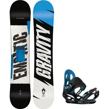 Snowboard Gravity snowboards Snowboard komplet Gravity Empatic 23/24 junior + vázání G1 junior Velikost: 130 cm, Velikost vázání: S