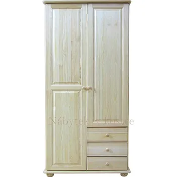 Šatní skříň Šatní skříň z masivu EDITA z borovice Barevné provedení: Ořech