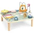 hrací stolek VIGA Montessori Activity dřevěný multifunkční hrací stůl