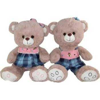 plyšák PLYŠ Medvídek v oblečku 32cm 2 druhy (plyšová hračka)