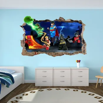 Samolepící dekorace Originální nálepka na zeď Batman 47x77cm