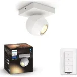 Hue Buckram Bluetooth SVÍTIDLO BODOVÉ LED GU10 5W 350lm 2200-6500K, bílá