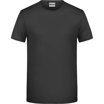 Pánské tričko James&Nicholson Pánské triko 8002 Black L