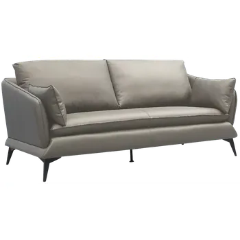 Sedací souprava STROMBOLI - 3, 3-sed, ekokůže světle šedá