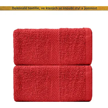 Top textil Dětský ručník Ekonom 40x60 cm červený