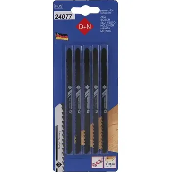 Pilový plátek Pilky do přímočaré pily HCS 120/1,3mm 5ks