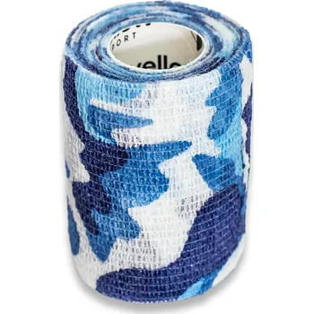 yellowSPORT by ZARYS yellowBAND Kohezivní obinadlo, 10cm x 4,5m, modrý maskáč