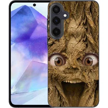 Pouzdro na mobilní telefon Gelový kryt mmCase na Samsung Galaxy A55 5G - veselý strom s očima