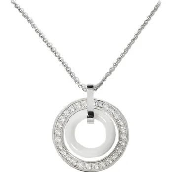 Náhrdelník Dámský náhrdelník se zirkonem z chirurgické oceli S973150