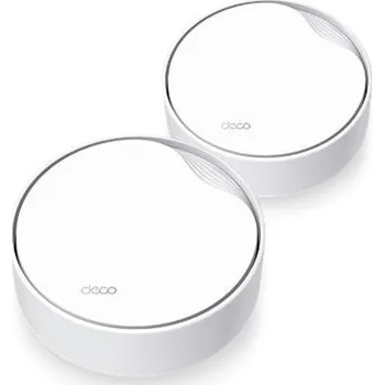 WiFi router TP-Link Deco X50-PoE(3-pack) WiFi 6, 1x 2,5GLAN, 1x GLan s PoE, 2,4/ 5GHz AX3000