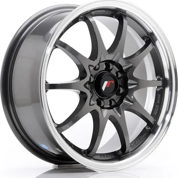 Alu kolo Japan Racing JR5 16x7 ET30 5x100/114,3 Gun Metal w/Machined Lip