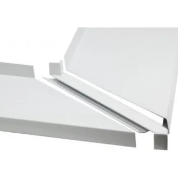 Parapet Spojka 90° z Alu 25 mm pro venkovní rohy - bílá Rozměr: 225 mm