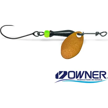 Umělá nástraha Rotační třpytka Jigovky.cz Classic Barbless 1 - ORANGE (black/chartreuse body)