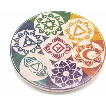 Vonná tyčinka AWM Stojan na Vonné Tyčinky se Sedmi Čakrami - 10 cm 1ks