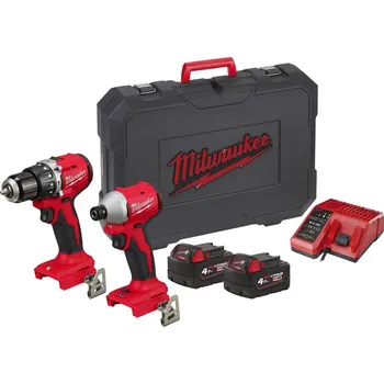 Sada nářadí MILWAUKEE Sada aku nářadí M18 BLCPP2A-402C, 2x4.0Ah + Dárek