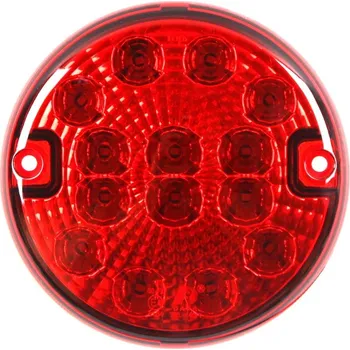 Mlhový světlomet Mlhové světlo LED, kulaté, červené (TT.12140H)