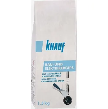 Sádra Sádra bílá KNAUF BAU-und Elektrikergips 1,5kg