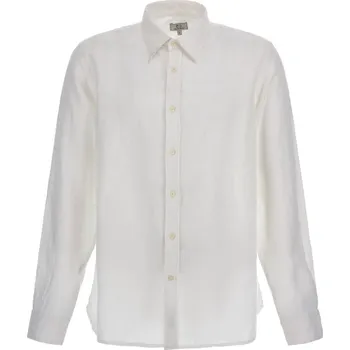 KOŠILE WOOLRICH LINEN SHIRT BRIGHT WHITE