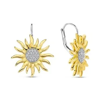 Náušnice Zlacené náušnice TI SENTO Slunce 7972ZY
