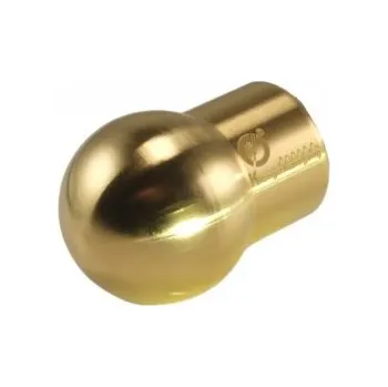 Masážní příslušenství Vibrační zlatá 24 K kulatá koncovka na terapeutickou ladičku 15 mm