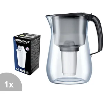 Filtrační konvice Aquaphor Provence černá filtrační konvice 4,2 l + 1 ks filtru Aquaphor A5