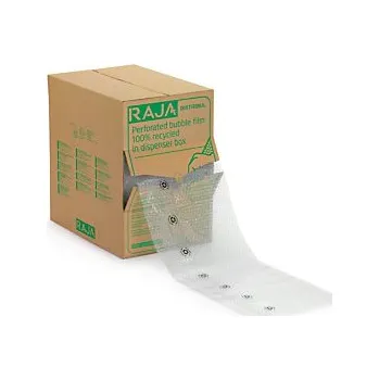 Obalový materiál Bublinková fólie ze 100% recyklovaná, 60 mikronová, v dávkovači | RAJA - Balení po 0 ks