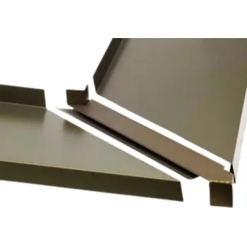 Parapet Spojka 90° z Alu 25 mm pro venkovní rohy - světlý bronz Rozměr: 50 mm