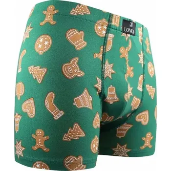 KEVIN pánské veselé boxerky Lonka - PERNÍČKY (LONKA boxerky Kevin Perníčky)