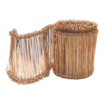 Vázací drát TOPTRADE drátek s očky, ocelový, poměděný, balení 1000 ks, O 1,25 x 160 mm (TOPTRADE drátek s očky, ocelový, poměděný, balení 1000 ks, O 1,25 x 160 mm)