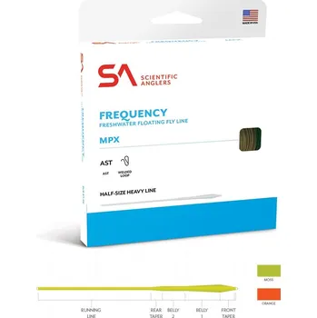 Muškařská šňůra Scientific Anglers Frequency MPX WF-4-F Moss