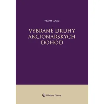 Vybrané druhy akcionárskych dohôd Kniha