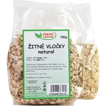 IPJ NATUR s.r.o. Vločky žitné natural 250g ZP 2933