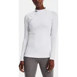 tričko Under Armour ColdGear Authentics Mock Neck LS - White XXL