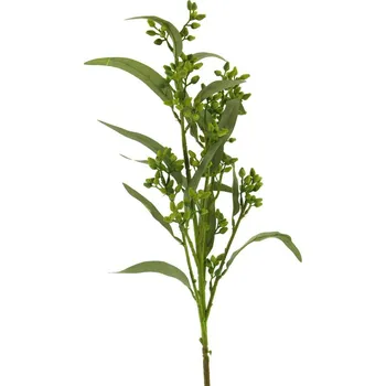 umělá květina umělá větev, Blahovičník - Eukalyptus pučicí (spray) zelený 78 cm