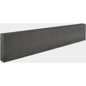 Zahradní obrubník DITON Záhonový obrubník s rovnou hranou 100/5/20cm černý