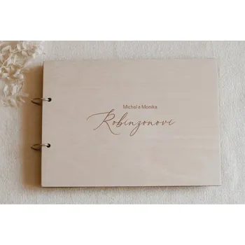 Fotokniha Svatební kniha hostů podélná - jména