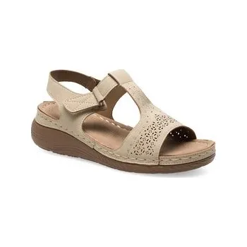 Dámské sandále Sandály Clara Barson WYL05010-15 Béžová 41
