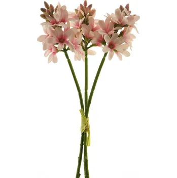 umělá květina Umělá květina, Hyacint svazek x3 růžový 30 cm