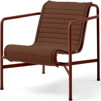 Podsedák HAY Textilní podsedák Palissade Lounge Chair Low Quilted Cushion, iron red