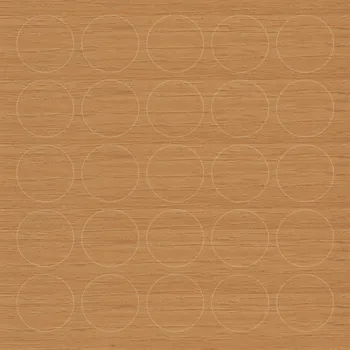 Nábytkové kování Hranipex Samolepicí krytka / Olše Gravír 14 mm