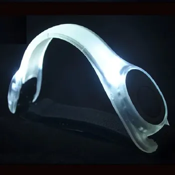 Cyklosvítilna LED světlo na paži pro běžecké a cyklistické aktivity - BÍLÝ