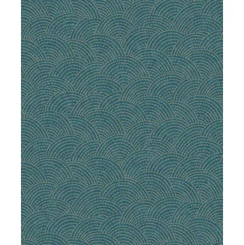 Tapeta Modro-zlatá geometrická vliesová tapeta na zeď BZ3304, Belize, Grandeco