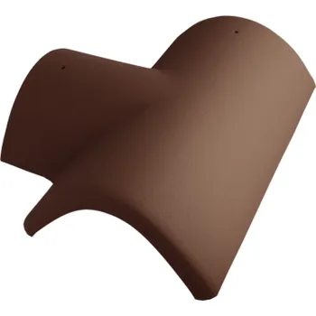 Betonpres Hřebenáč rozdělovací T 205 levý OPTIMAL tmavohnědá