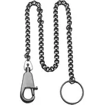 Řetízek s karabinkou 40cm ČERNÝ