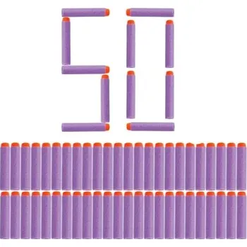 Dětská zbraň Barevné pěnové náboje Nerf Elite 50ks - Nachový