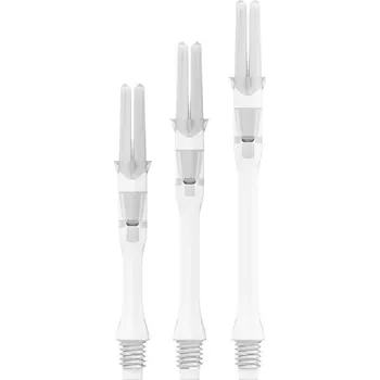 Příslušenství pro šipky Násadky na šipky L-Style Silent Slim otočné, mléčně bílé, 44mm