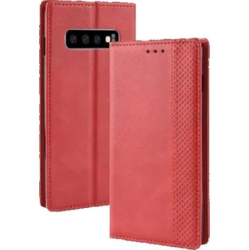 Pouzdro na tablet VSECHNONAMOBIL 15453 BUSINESS Peňaženkový obal Samsung Galaxy S10 červený