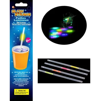 Magnetická kreslící tabulka Svítící brčka 6 ks