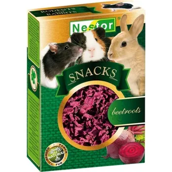 Krmivo pro hlodavce Nestor snack sušená červená řepa 40g